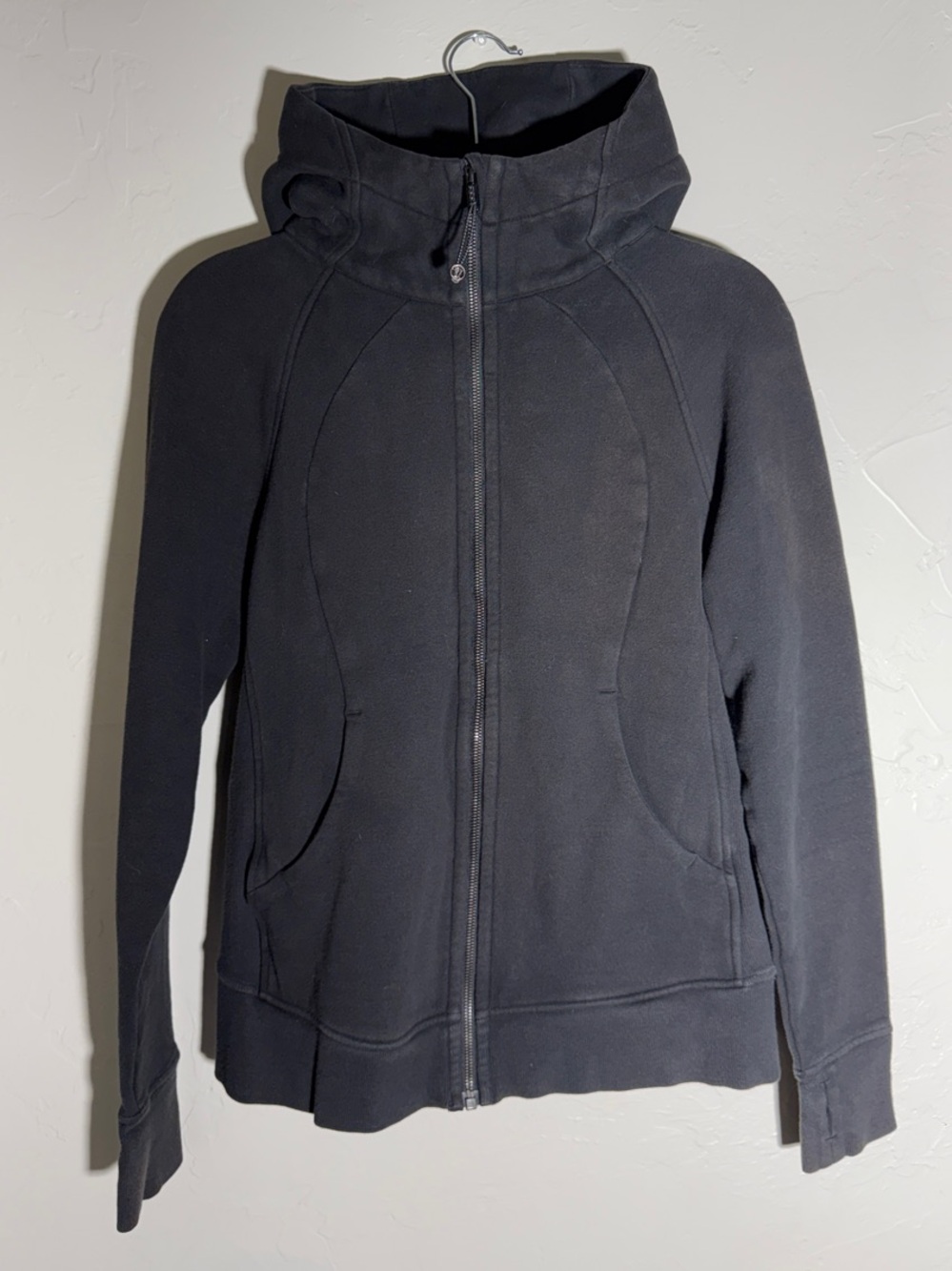 lululemon athletica Black Hoodie Full-Zip Scuba Sweatshirt